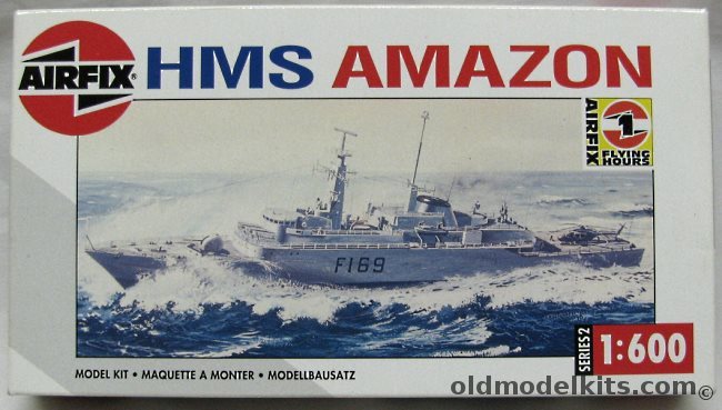 Airfix 1/600 HMS Amazon F169, 02204 plastic model kit